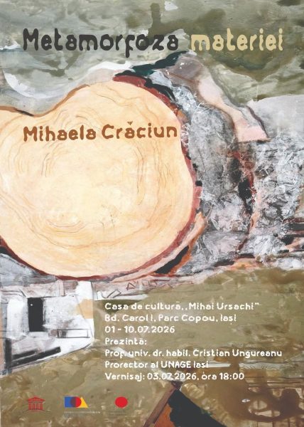 Metamorfoza materiei – Expoziție de artă vizuală Mihaela Crăciun Metamorfoza materiei – Expoziție de artă vizuală Mihaela Crăciun