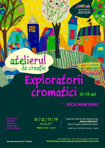 Exploratorii cromatici – atelier de pictură 10-14 ani Exploratorii cromatici – atelier de pictură 10-14 ani
